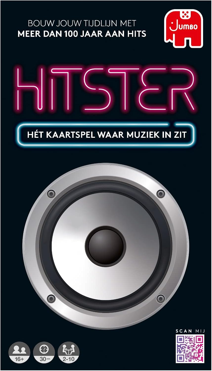 JUMBO 19875 Hitster - Kaartspel - Muziekspel voor volwassenen